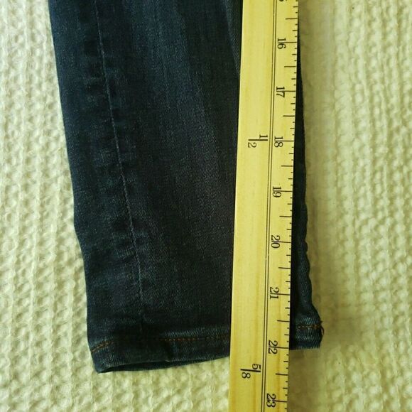 Loft Slim Pockets Skinny Crop Jeans Women's Size 27/4 Cotton Blend - Picture 11 of 13